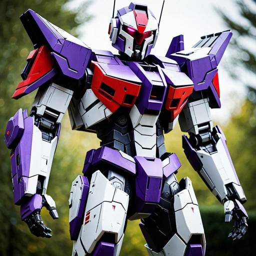 Blitzwing G1 Purple and Gray Mech Cosplay Suit