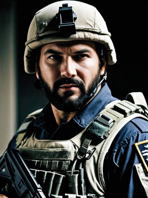 Military Soldier in Tactical Gear