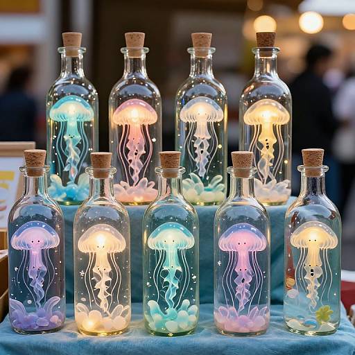 Whimsical Vendor of Magical Jellyfish Creatures