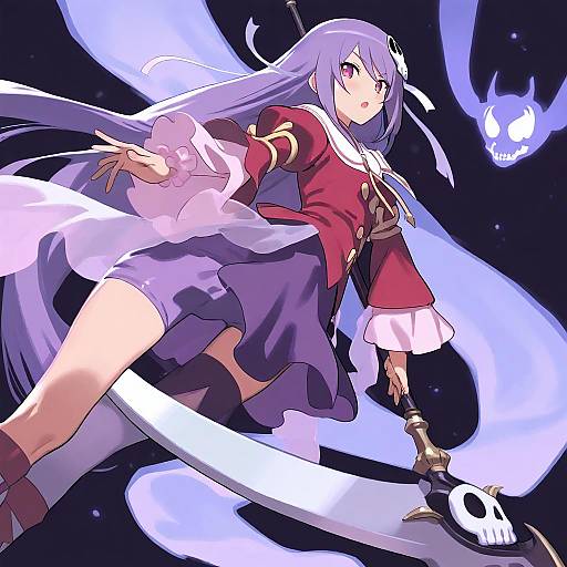 Illustration of Haqua d'rot herminium, kami nomi zo shiru sekai in the style of Takamichi