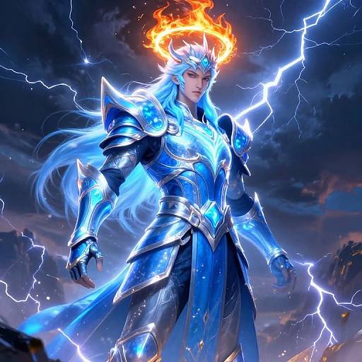 Elemiah Guardian Spirit in Luminous Armor