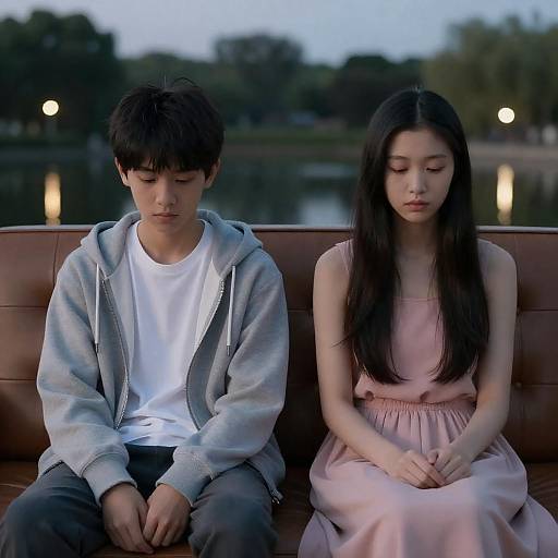 Dusk Serenity: A Quiet Moment Together