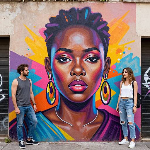 Vibrant African Woman Portrait