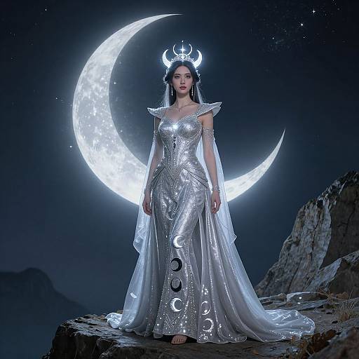 Selene Moon Goddess Costume Design
