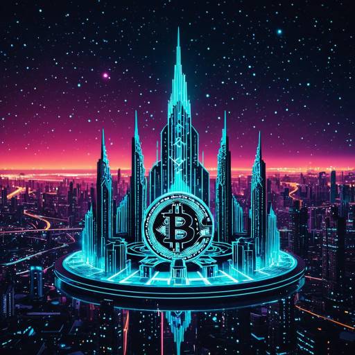 Futuristic Bitcoin Cityscape
