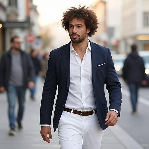 Stylish European Man in City