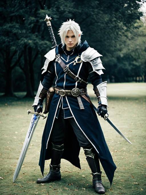 Fantasy Warrior Cosplay with Sword