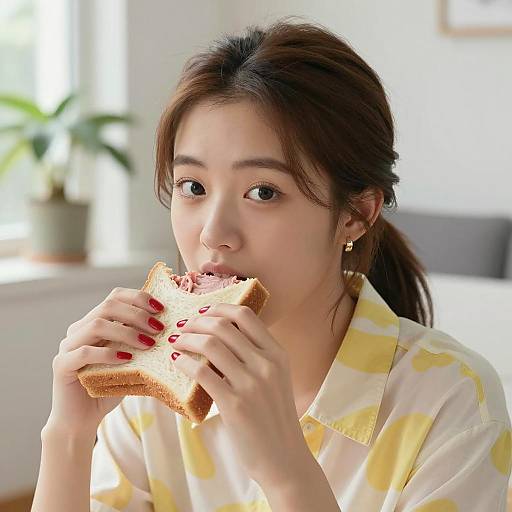 Casual Portrait of a Young Woman