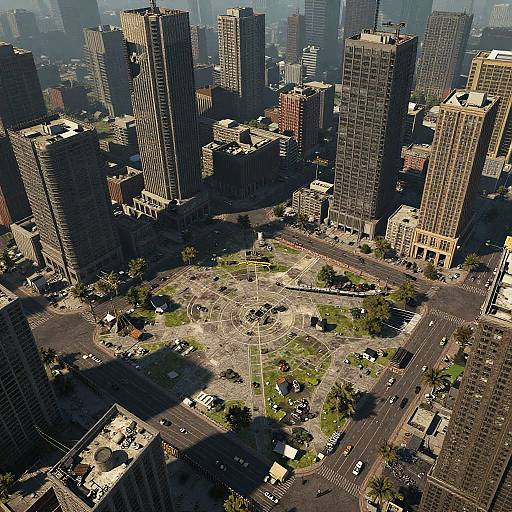 Post-Apocalyptic Urban Battle Map Generator