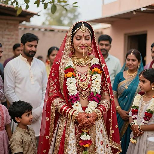 Punjabi Suit at Rural Haryana Wedding