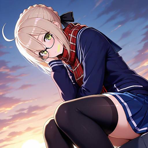 Illustration of Mysterious heroine x alter (first ascension) (fate), fate (series) in the style of Hhh (wave)