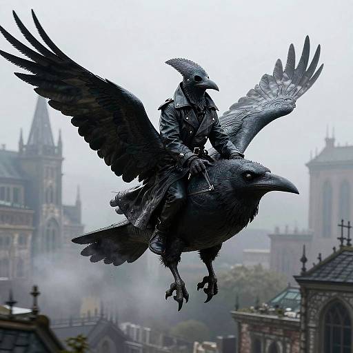 Trippy Plague Doctor on Raven