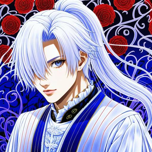 Illustration of Amakusa juuza, umineko no naku koro ni in the style of Abazu-red