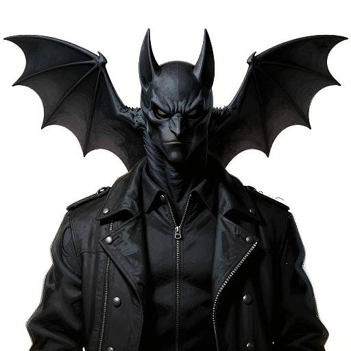 Dark Fantasy Bat-Headed Man