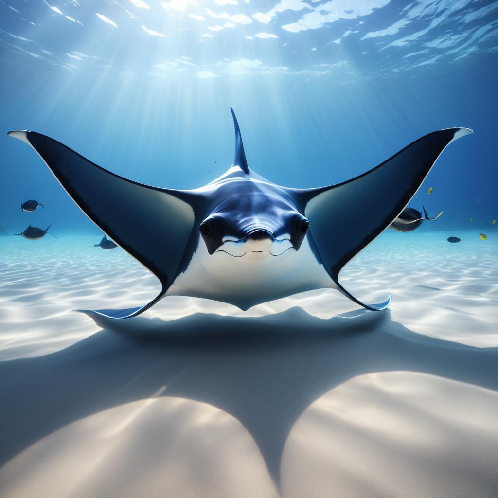 Stunning 3D Manta Ray Rendering in Unreal