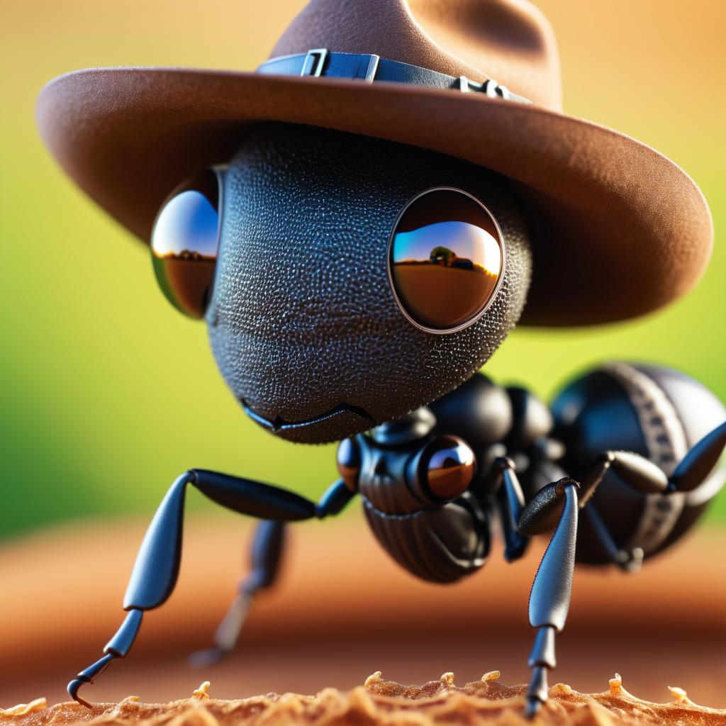 Ant Cowboy: UHD Macro Photography Shot