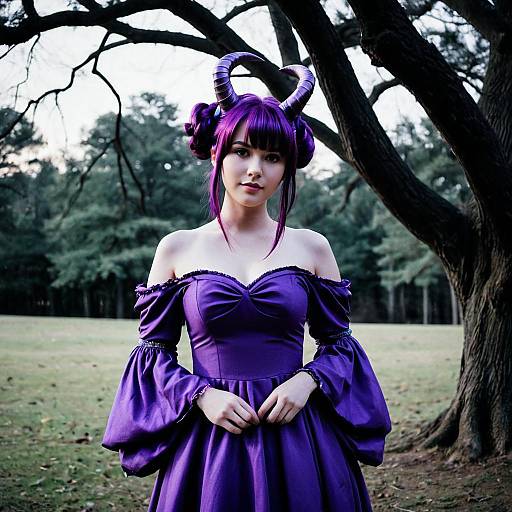 Twilight Sparkle Cosplay in Purple Dress