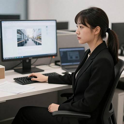 Professional Woman in a Modern Office