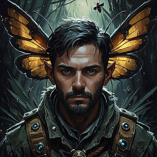 Vespoi Scout with Insect Wings Portrait