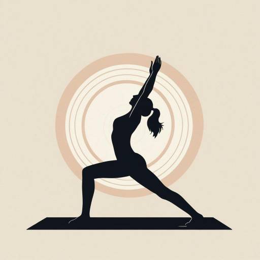 Minimalist Yoga Woman Silhouette