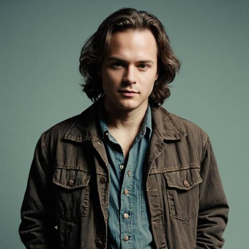 Young Man in Vintage Jacket
