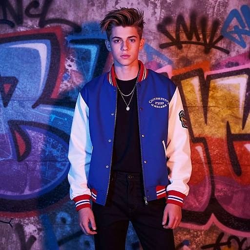 Teen Fashion Icon with Side Part