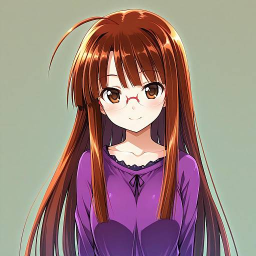 Illustration of Hasegawa chisame, mahou sensei negima! in the style of Tousen