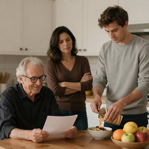 Warm Family Moments in the Kitchen