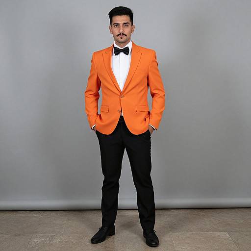 Stylish Man in Prom Costume