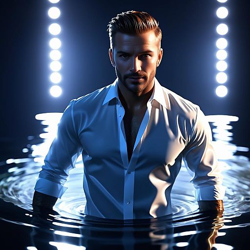 David Beckham: Cinematic Charm from Water David Beckham: Cinematic Charm from Water