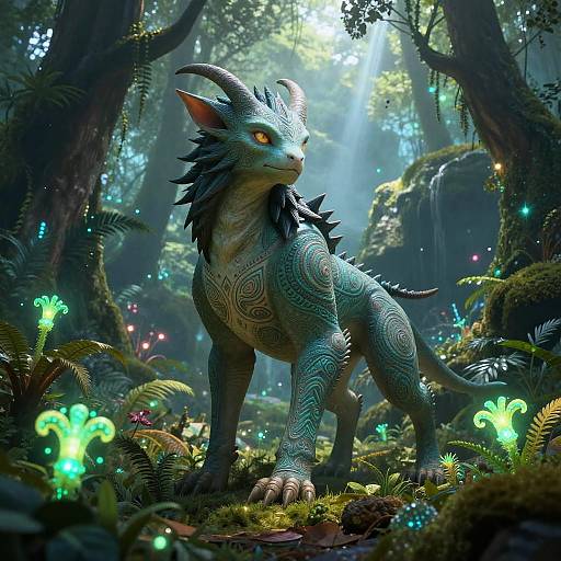 Mystical Creature Kekitopu in Enchanted Forest