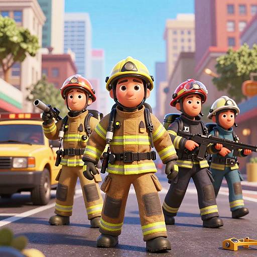 Pixar-Style 9/11 Rescue Heroism