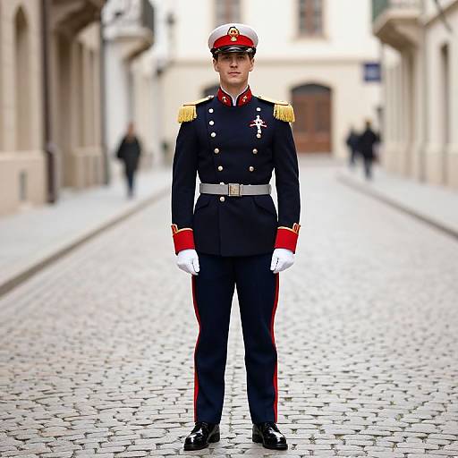 Prince Charming in Military Uniform