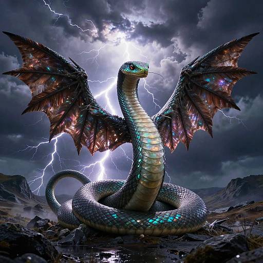 Jörmungandr: The Sky Serpent of Storms