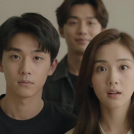 Portrait of Three Young Adults Indoors