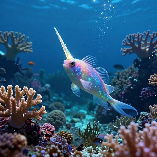 Enchanted Underwater Mythical Creature