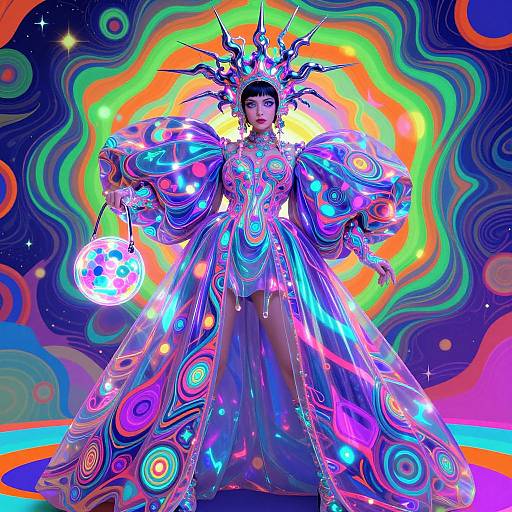 Hyper-Realistic Avant-Garde Anime Portrait