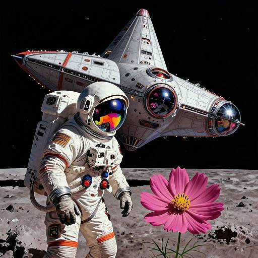 Cosmic Encounter on Titan's Surface