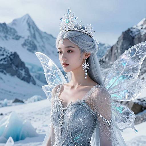 Ethereal Ice Fairy in Paradise