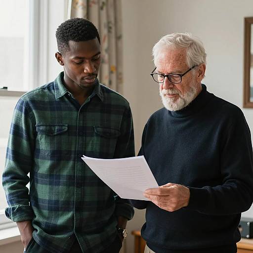 Candid Moment Between Two Generations