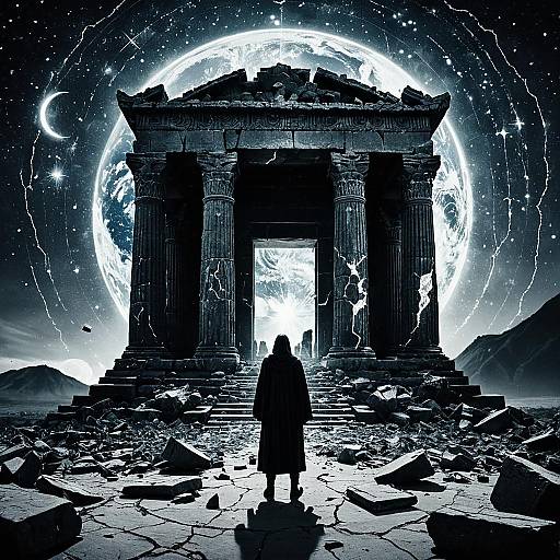 Ancient Oracle Before Cosmic Ruins