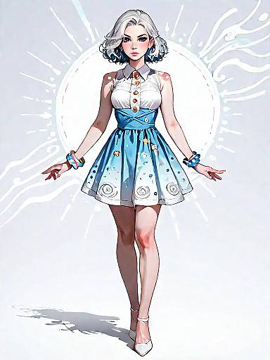 Realistic Portrait of a Boho Woman