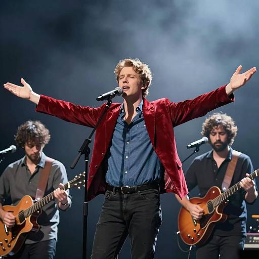 Dynamic Live Music Performance Scene