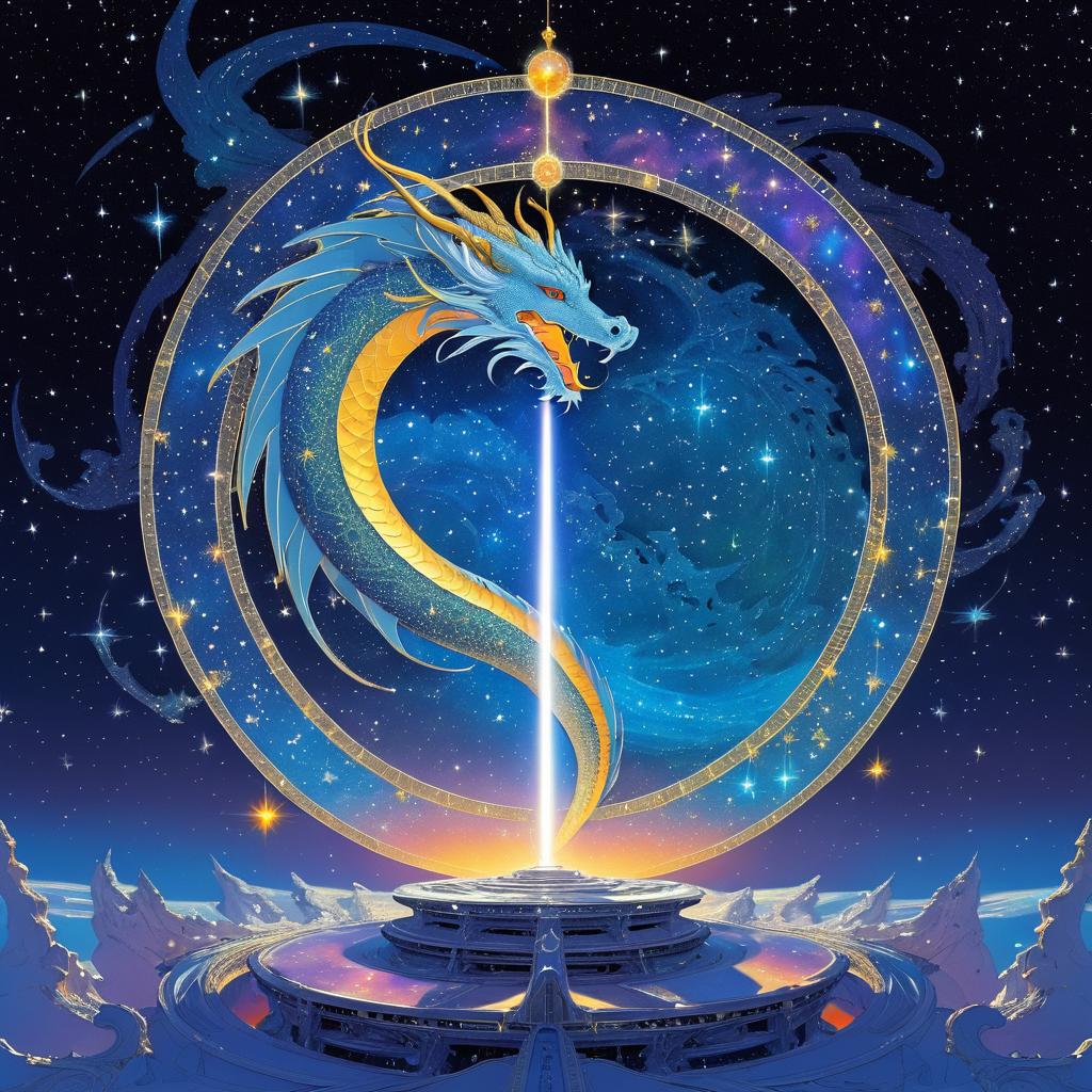 Celestial Dragon Meditation in Space