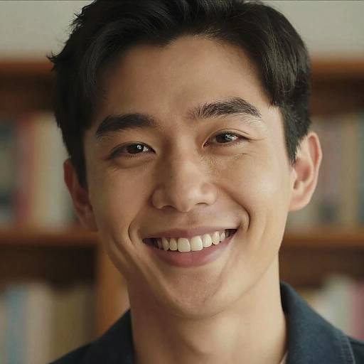 Radiant Portrait with Chin Dimples