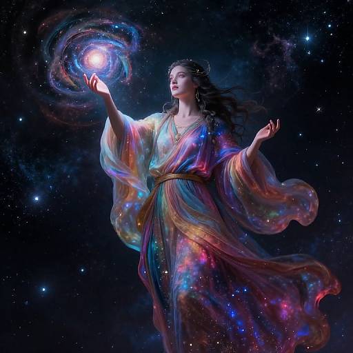 Savras Cosmic Seer in Nebula Robes