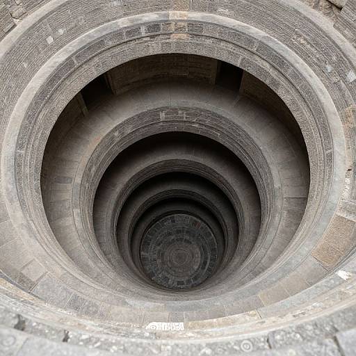 Spiral Stone Architecture Descent