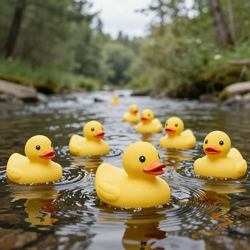 Backward River with Prophetic Ducks