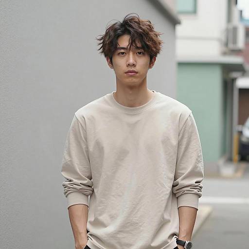 Casual Urban Portrait of Young Man