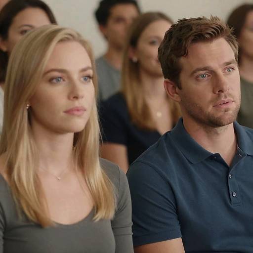 Attentive Young Adults in Indoor Setting
